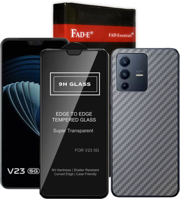 FAD-E Edge To Edge Tempered Glass for Vivo V23 5G, Vivo V23(Pack of 1)