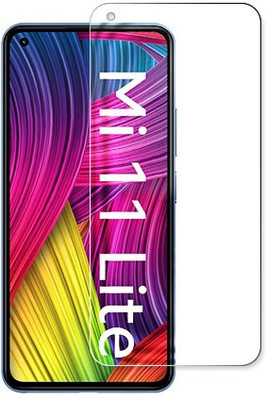 SOMTONE Tempered Glass Guard for Xiaomi Mi 11 Lite(Pack of 1)