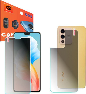KANCHA Front and Back Screen Guard for ViVO V23 5G(Pack of 2)