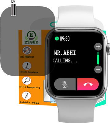 EZGER Screen Guard for Fire-Boltt Ring Bluetooth Calling Smartwatch SCREEN GUARD(Pack of 1)