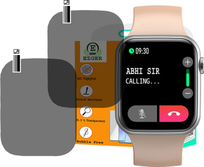 EZGER Screen Guard for Fire-Boltt Ring Bluetooth Calling Smartwatch SCREEN GUARD(Pack of 2)