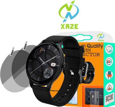 XAZE Screen Guard for FIRE BOLTT TERRA AMOLED SMART WATCH SCREEN GUARD(Pack of 2)