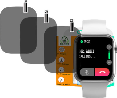 EZGER Screen Guard for Fire-Boltt Ring Bluetooth Calling Smartwatch SCREEN GUARD(Pack of 3)