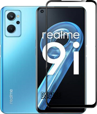 DSCASE Edge To Edge Tempered Glass for Realme 9i(Pack of 1)