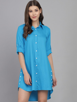 SANGEETA DEVI Women Self Design Casual Black Shirt
