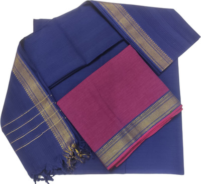 SHREE MAHAVEER HANDLOOMS Cotton Blend Printed Salwar Suit Material