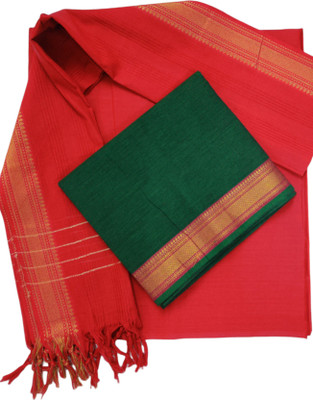 SHREE MAHAVEER HANDLOOMS Cotton Blend Printed Salwar Suit Material