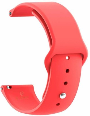 V-TAN Soft Silicone Band Strap Compatible with Boat Xtend Smart Watch Strap(Red)