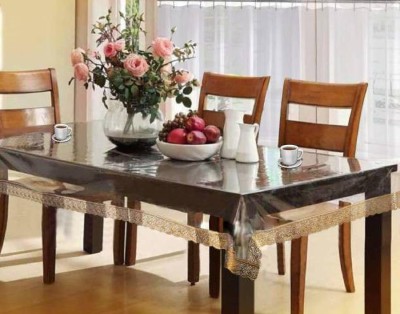 PHF Solid 6 Seater Table Cover(transparent, PVC)