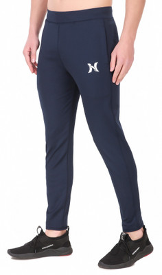 hiker's way Solid Men Blue Track Pants