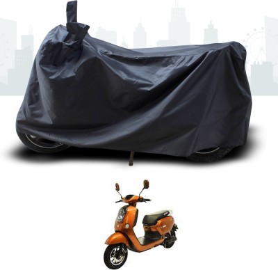 ANTHUB Two Wheeler Cover for Okinawa(Lite, Black)