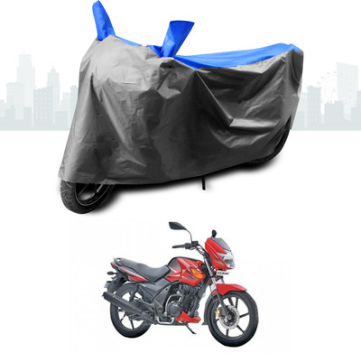 ANTHUB Two Wheeler Cover for TVS(Flame DS 125, Blue)