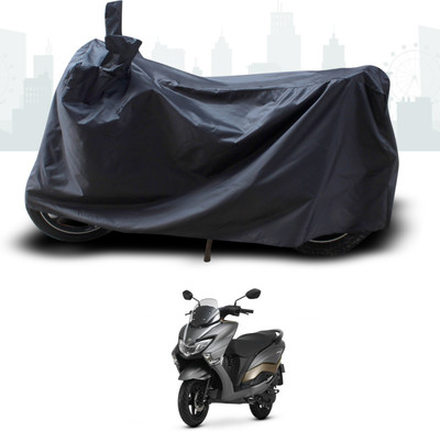 SEBONGO Two Wheeler Cover for Suzuki(Burgman Street 125, Black)