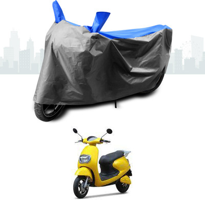 ANTHUB Two Wheeler Cover for Techo Electra(Emerge, Blue)
