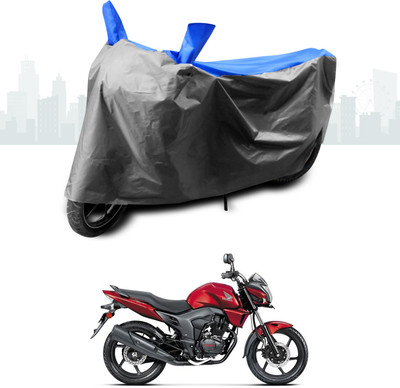 ANTHUB Two Wheeler Cover for Honda(CB Trigger, Blue)