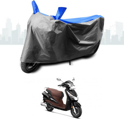 ANTHUB Two Wheeler Cover for Hero(Destini 125, Blue)