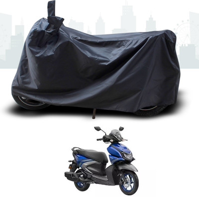 ANTHUB Two Wheeler Cover for Yamaha(Ray, Black)