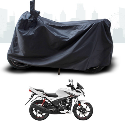 ANTHUB Two Wheeler Cover for Hero(Ignitor, Black)