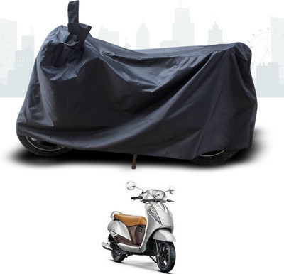 ANTHUB Two Wheeler Cover for Suzuki(Access, Black)
