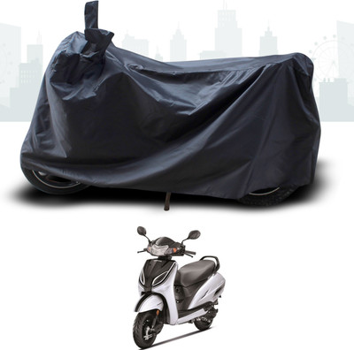 ANTHUB Two Wheeler Cover for Honda(Activa 5G, Black)