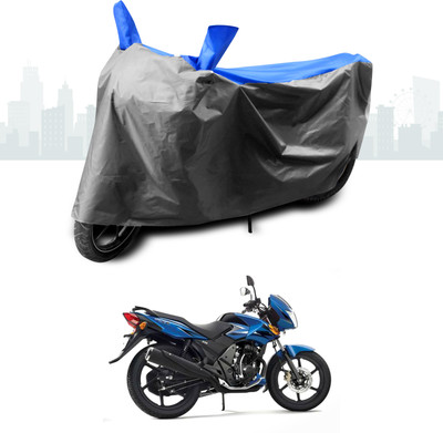 SEBONGO Two Wheeler Cover for TVS(Flame, Blue)