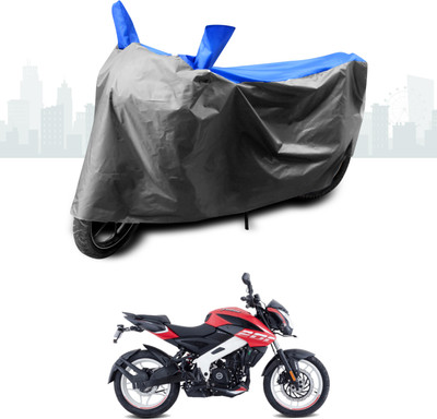 SEBONGO Two Wheeler Cover for Bajaj(Pulsar, Blue)