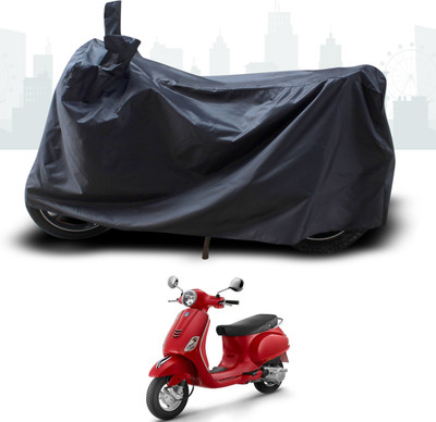 ANTHUB Two Wheeler Cover for Vespa(Urban Club, Black)