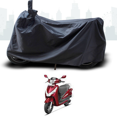 ANTHUB Two Wheeler Cover for Hero(Destini 125, Black)