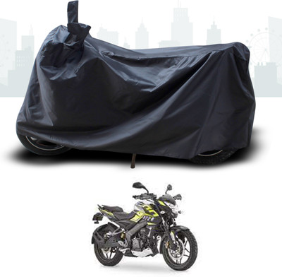 ANTHUB Two Wheeler Cover for Bajaj(Pulsar 200 NS DTS-i, Black)