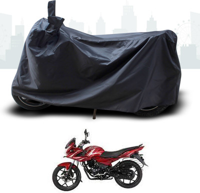 SEBONGO Two Wheeler Cover for Bajaj(Discover 150 f, Black)
