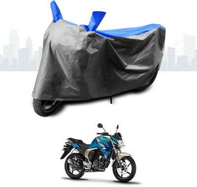GOSHIV-car and bike accessories Two Wheeler Cover for Yamaha(FZ16, Blue)