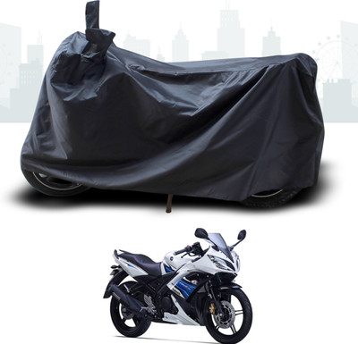 ANTHUB Two Wheeler Cover for Yamaha(YZF R15 S, Black)