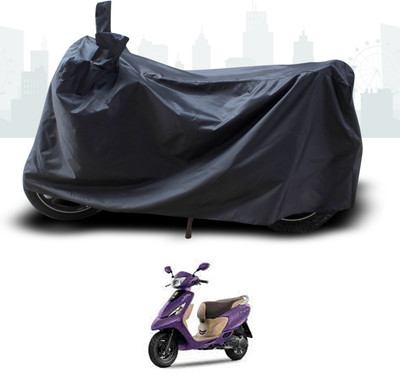 ANTHUB Two Wheeler Cover for TVS(Scooty Zest 110, Black)