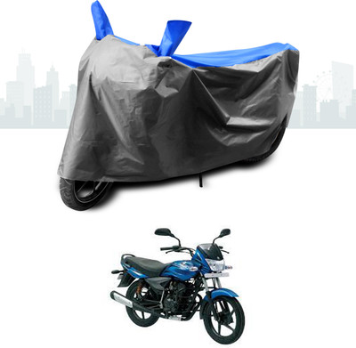 ANTHUB Two Wheeler Cover for Bajaj(Platina 100 DTS-i, Blue)