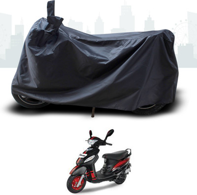 ANTHUB Two Wheeler Cover for Mahindra(Duro 125, Black)