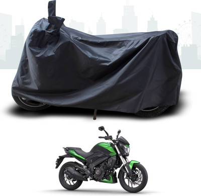 ANTHUB Two Wheeler Cover for Bajaj(Dominar, Black)