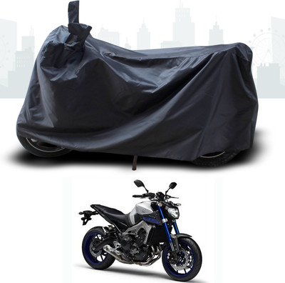 ANTHUB Two Wheeler Cover for Yamaha(MT-09, Black)