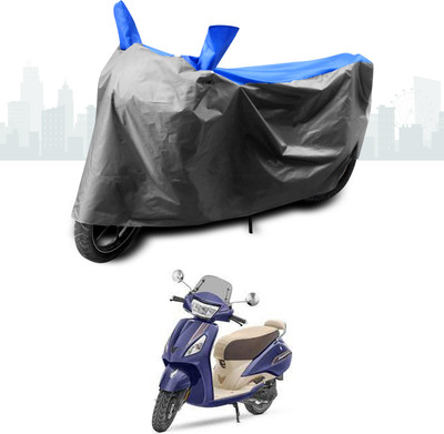 SEBONGO Two Wheeler Cover for TVS(Jupiter, Blue)
