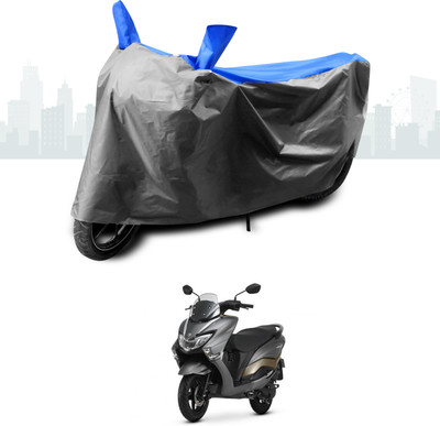 ANTHUB Two Wheeler Cover for Suzuki(Burgman Street 125, Blue)