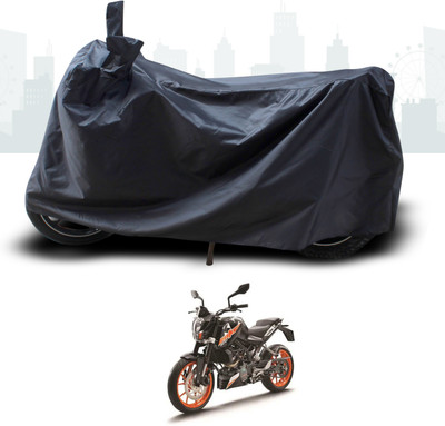 SEBONGO Two Wheeler Cover for KTM(Duke 200, Black)