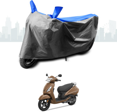 ANTHUB Two Wheeler Cover for TVS(Jupiter classic, Blue)
