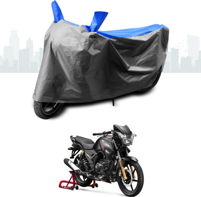 SEBONGO Two Wheeler Cover for TVS(Apache RTR 160, Blue)