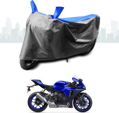 ANTHUB Two Wheeler Cover for Yamaha(YZF R1, Blue)