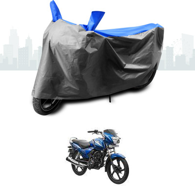 SEBONGO Two Wheeler Cover for TVS(Star City Plus, Blue)