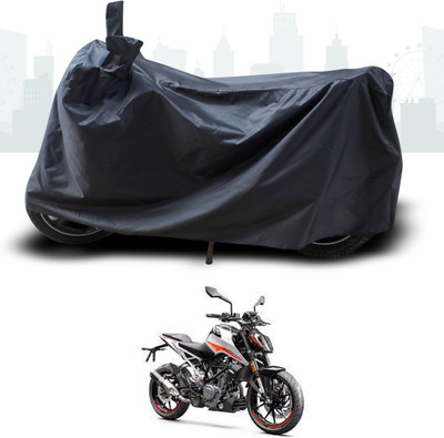 ANTHUB Two Wheeler Cover for KTM(Duke 390 ABS, Black)