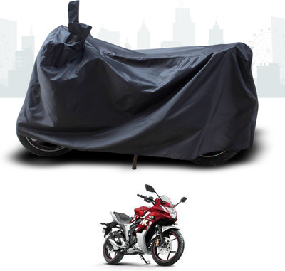 ANTHUB Two Wheeler Cover for Suzuki(Gixxer SF, Black)