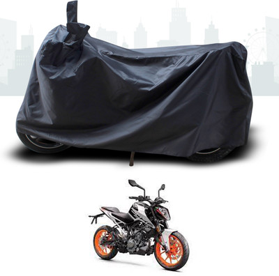 ANTHUB Two Wheeler Cover for KTM(200 Duke, Black)