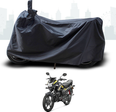 ANTHUB Two Wheeler Cover for Honda(CB Shine SP, Black)