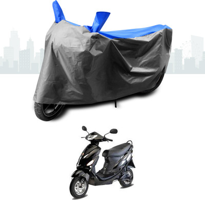 ANTHUB Two Wheeler Cover for Hero(Electric Wave Dx, Blue)
