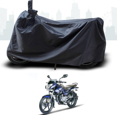 SEBONGO Two Wheeler Cover for Bajaj(Pulsar 135 LS DTS-i, Black)
